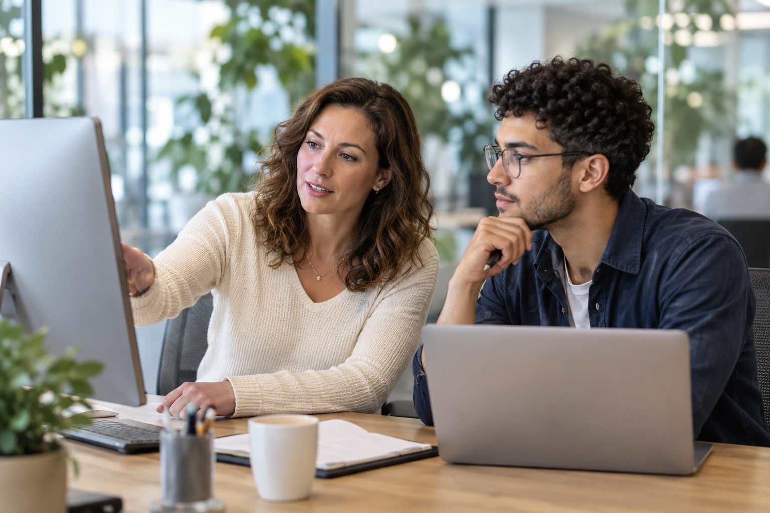 Technology mentoring session — illustrative image